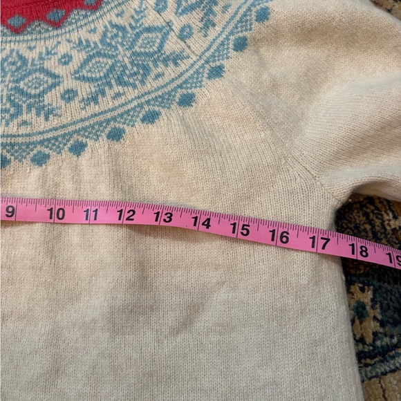 TABITHA WEBB Wool Fair Isle Crewneck SZ XL - Picture 6 of 7